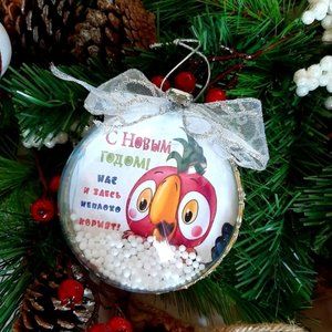 Handmade New Year Popugai Kesha Parrot Ornament